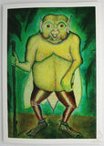 Beetle Man fantasy greeting card by artist Jon Howarth published by Cloud Publishing