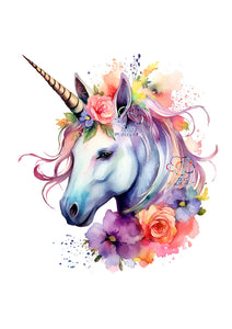 Unicorn fantasy greeting card