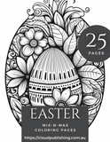 Easter Eggs 25 pages Coloring pages pdf download