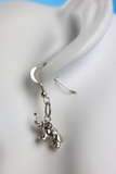 Sterling Silver elephant-shaped earring from Cloud Publishing online store Jewellery category
