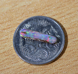 Australian pipe opal with the colours of the rainbow from Cloud Publishing