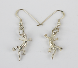 Sterling silver Lizard earrings from Cloud Publishing online store Jewellery category