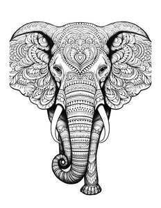 20 MANDALA ELEPHANTS VOL 1 DOWNLOADABLE PDF COLOURING IN PAGES