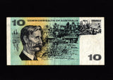 Australian Ten dollar paper banknote R302 with Coombs Randall signatures