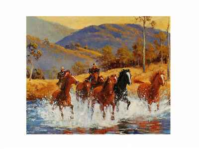 Man from Snowy river Brumby chase from Cloud Publishing