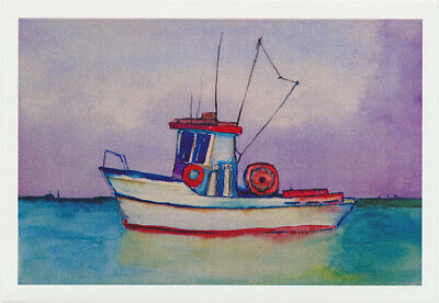 a cute little fishing boat by artist Jon Haworth and Cloud Publishing