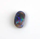 Black opal green blue crystal gemstone 1.26ct oval 