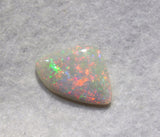 Australian Opal Red Green freeform large 6.45ct Lightning Ridge light grey body tone