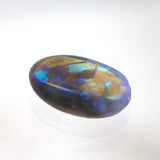 Black opal green blue crystal gemstone 1.26ct oval 