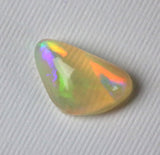 Rainbow multi colored crystal opal from Cooper Pedy Australia 0.92cts