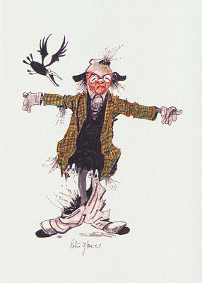 Scarecrow greeting card titled Stone the Crows by PJ Hill and published by Cloud Publishing