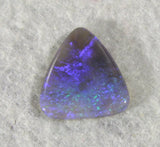 Black Opal Green Blue Mauve crystal opal 3.28cts  from Lightning Ridge NSW Australia
